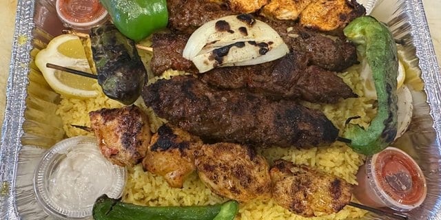 Mixed Grill Skewers.