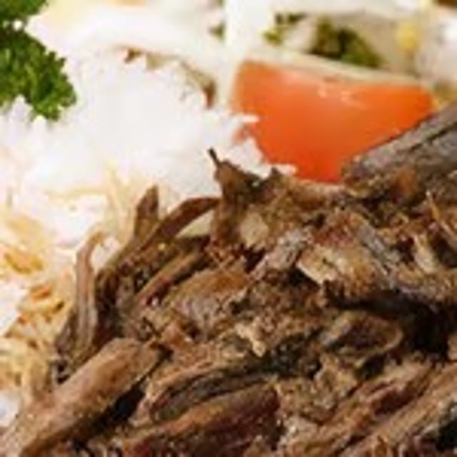 Beef shawarma.