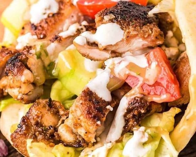 Chicken Shawarma Sandwich.